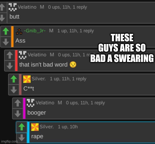 THESE GUYS ARE SO BAD A SWEARING | made w/ Imgflip meme maker