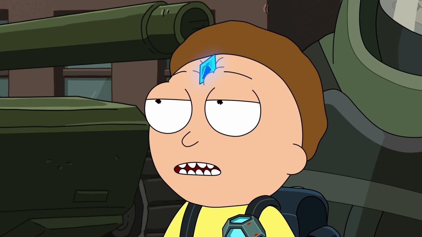 Morty i do as the crystal guides Blank Meme Template