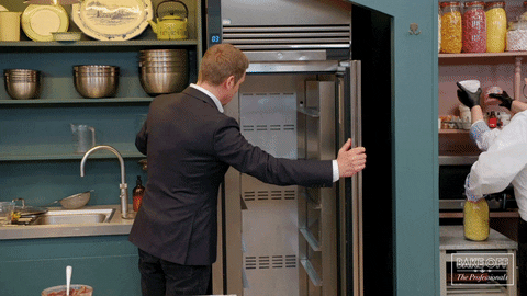 High Quality Empty Fridge on Hungry Bake Off Blank Meme Template