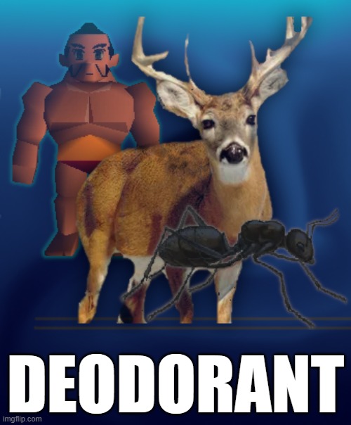 ff7 fans might get it | DEODORANT | image tagged in fun,final fantasy 7 | made w/ Imgflip meme maker
