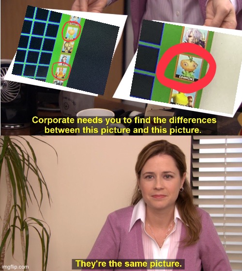 Edamini Leak!!!! | image tagged in memes,they're the same picture | made w/ Imgflip meme maker