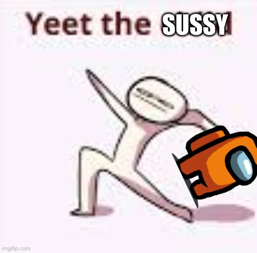 single yeet the child panel | SUSSY | image tagged in single yeet the child panel | made w/ Imgflip meme maker