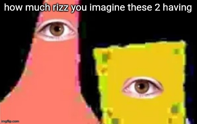 [undefined] | how much rizz you imagine these 2 having | image tagged in undefined | made w/ Imgflip meme maker