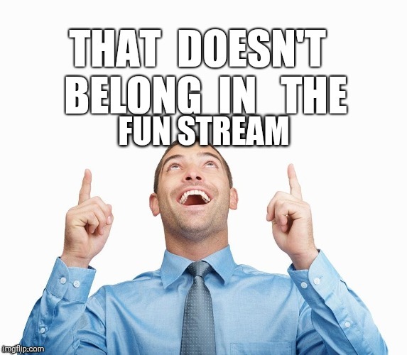 Wrong Stream | FUN STREAM | image tagged in wrong stream | made w/ Imgflip meme maker