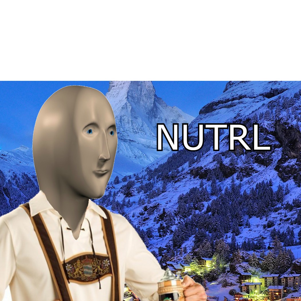 NUTRL Blank Meme Template