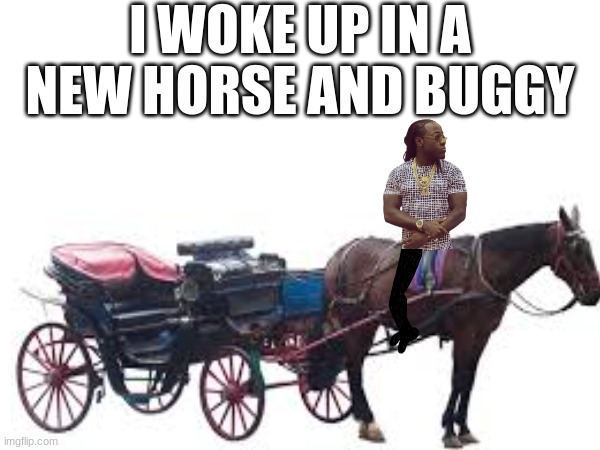 I WOKE UP IN A NEW HORSE AND BUGGY | made w/ Imgflip meme maker