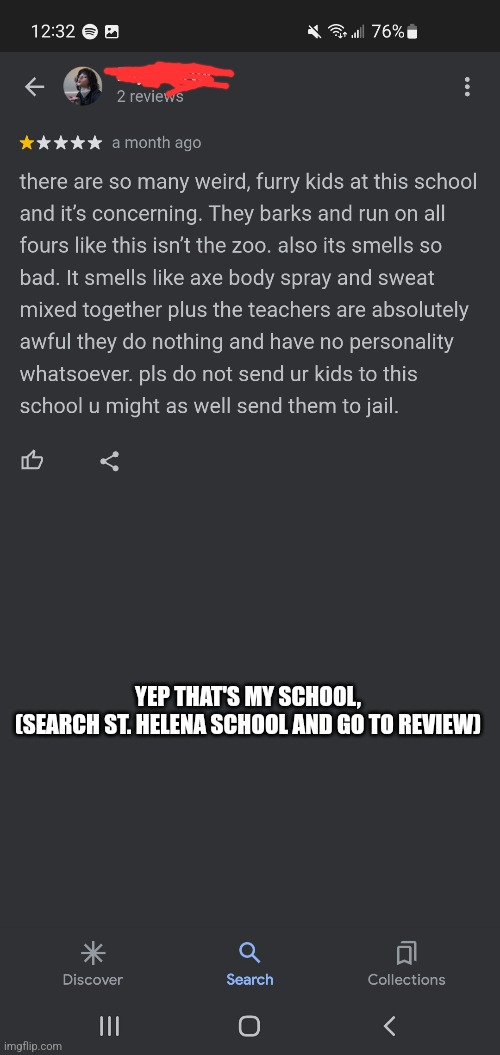 I can agree with them | YEP THAT'S MY SCHOOL,


(SEARCH ST. HELENA SCHOOL AND GO TO REVIEW) | made w/ Imgflip meme maker