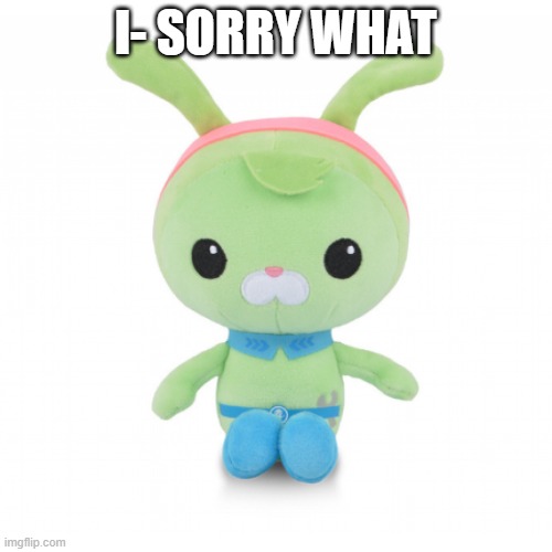 da gorl | I- SORRY WHAT | image tagged in da gorl | made w/ Imgflip meme maker
