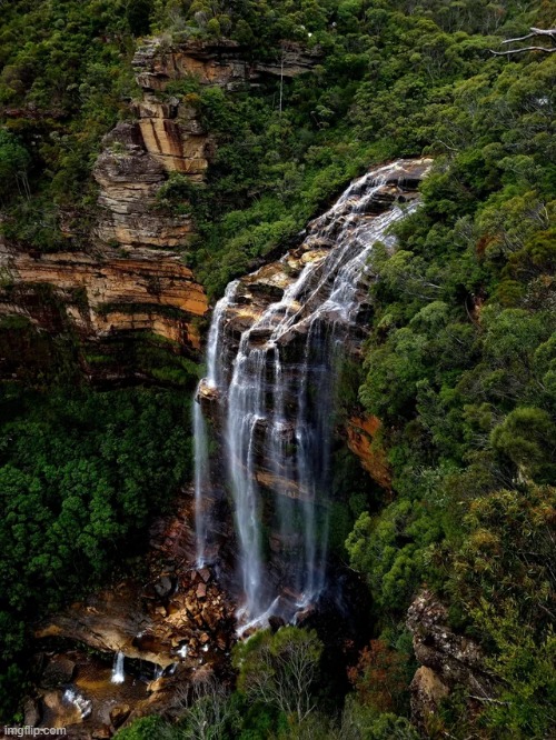 Wentworth Falls, Australia | image tagged in awesome,pictures | made w/ Imgflip meme maker