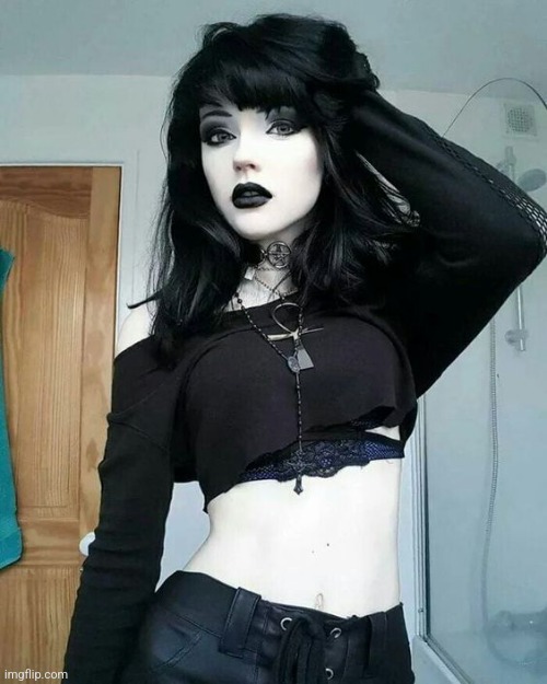 sexy goth girl | image tagged in sexy goth girl | made w/ Imgflip meme maker