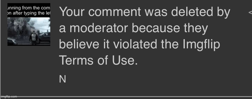 All I said was was N? | made w/ Imgflip meme maker