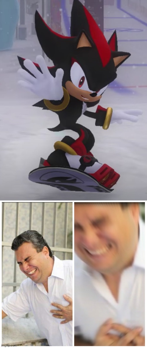 ANOTHER SMILE SBFIADHIFAHIGASHIASH AWHWWWWWWWWWWW | image tagged in heart attack blur,shadow,shadow the hedgehog | made w/ Imgflip meme maker