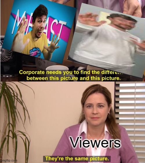 They're The Same Picture Meme | Viewers | image tagged in memes,they're the same picture | made w/ Imgflip meme maker