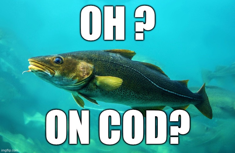 OH ? ON COD? | made w/ Imgflip meme maker