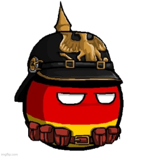 German CountryBall | image tagged in german countryball | made w/ Imgflip meme maker