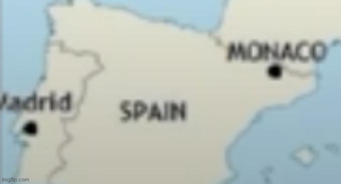 Isn't it weird that Spain's capital is in another country? | made w/ Imgflip meme maker