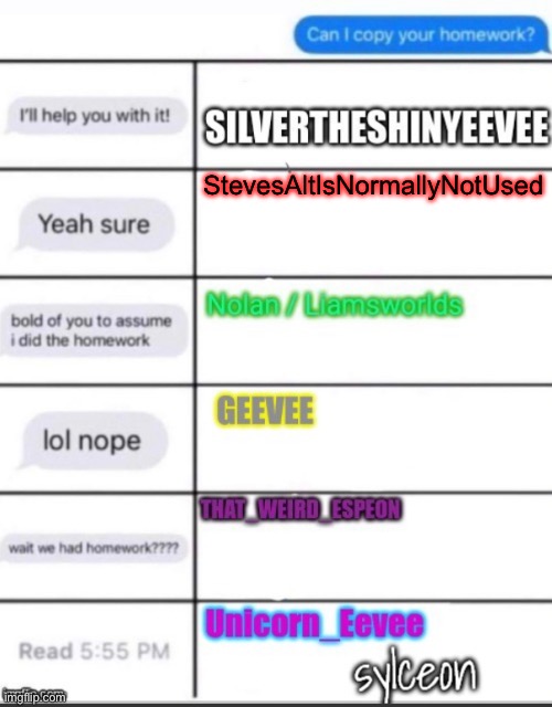 StevesAltIsNormallyNotUsed | made w/ Imgflip meme maker