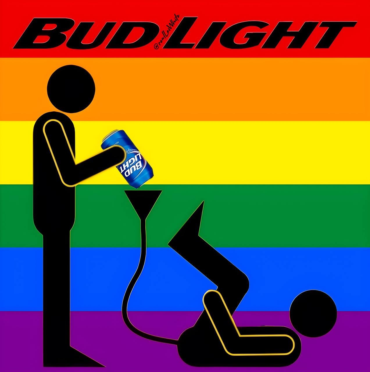 gay bud light Blank Meme Template