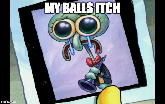 Zad Skidword | MY BALLS ITCH | image tagged in zad skidword | made w/ Imgflip meme maker