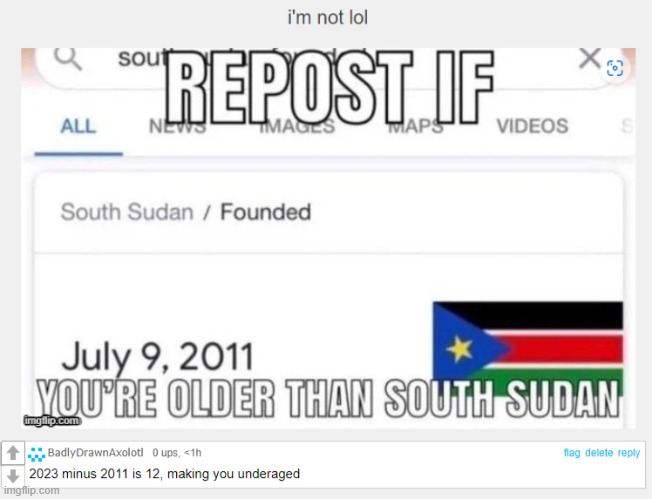 look at the title also foxy made this | made w/ Imgflip meme maker