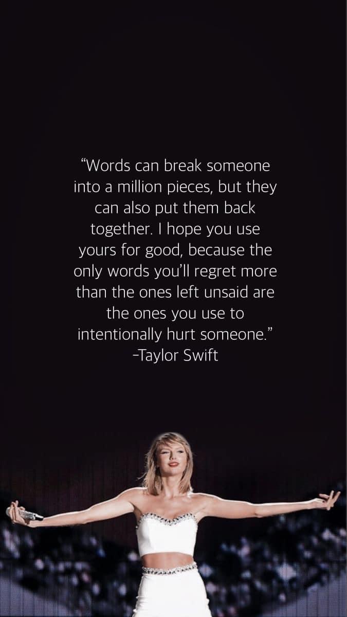 High Quality Taylor Swift quote Blank Meme Template