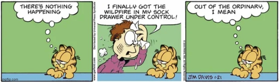 hahaha check out this funni garfield comic i just found | made w/ Imgflip meme maker