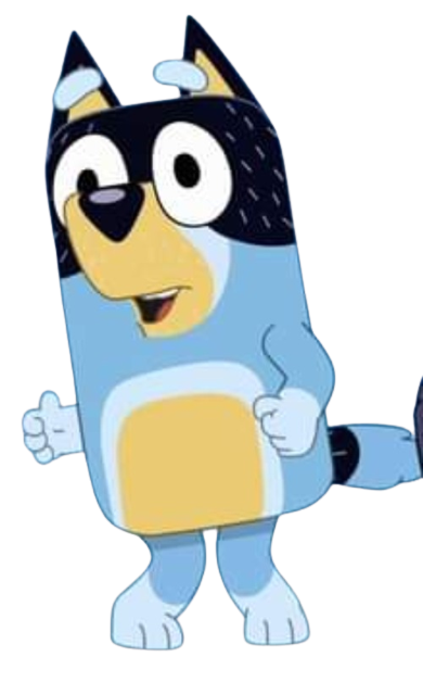 High Quality The frame bluey Blank Meme Template