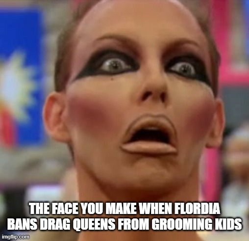 steps like this give me hope for the future | THE FACE YOU MAKE WHEN FLORDIA BANS DRAG QUEENS FROM GROOMING KIDS | image tagged in stupid liberals,funny memes,political humor,political meme,the face you make | made w/ Imgflip meme maker