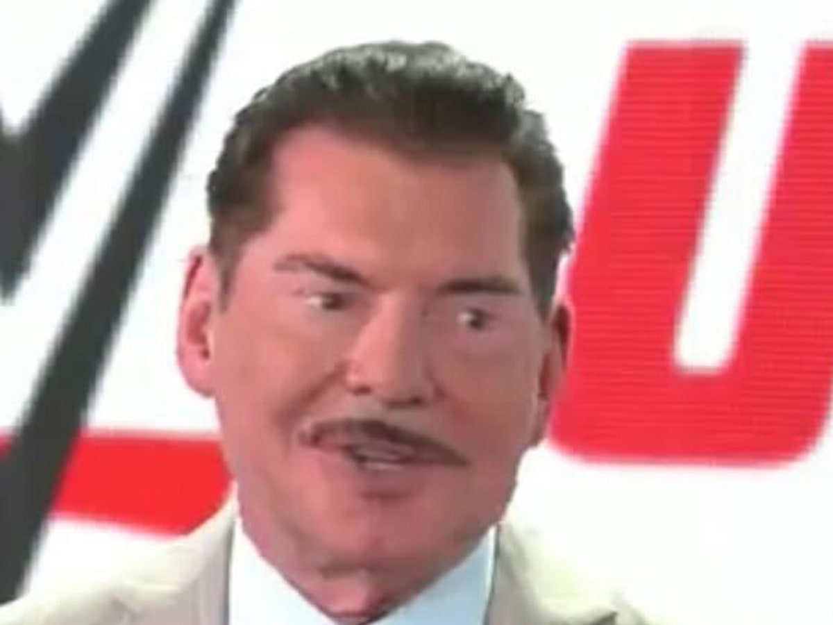 High Quality Vince McMahon Moustache Blank Meme Template