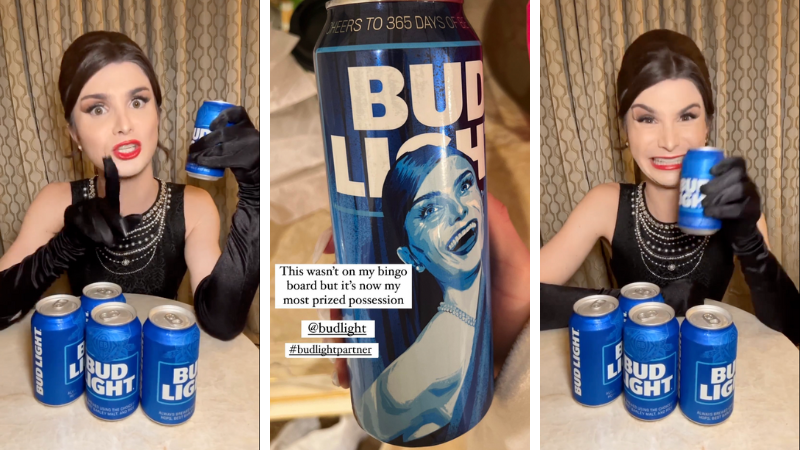 High Quality Dylan Mulvaney Bud Light Blank Meme Template