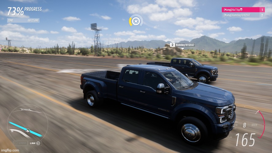 Redneck drag racing | image tagged in forza horizon 5 | made w/ Imgflip meme maker