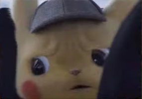 Detective Pikachu wait what Blank Meme Template