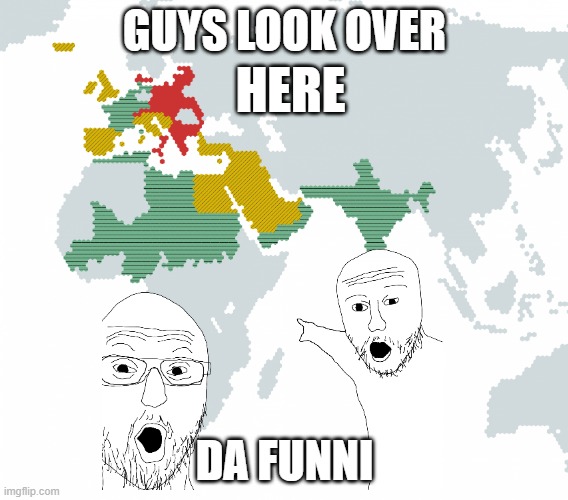 GUYS LOOK OVER; HERE; DA FUNNI | image tagged in maps | made w/ Imgflip meme maker
