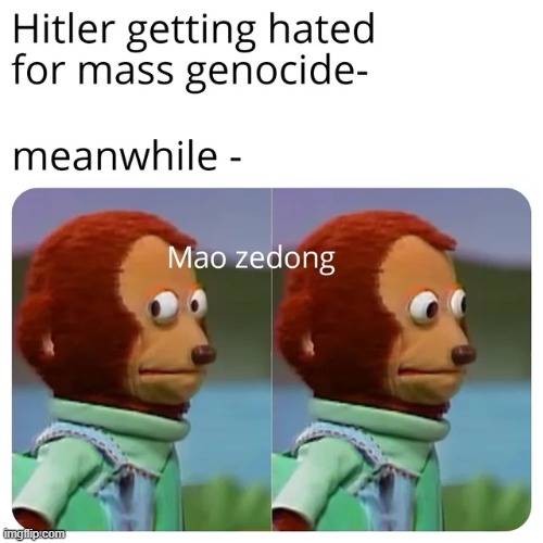 image tagged in history,memes,funny,mao zedong,hitler | made w/ Imgflip meme maker