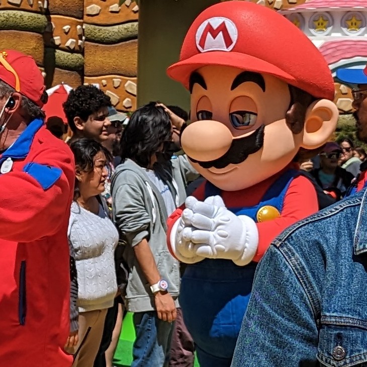 Mario Scheming Blank Meme Template