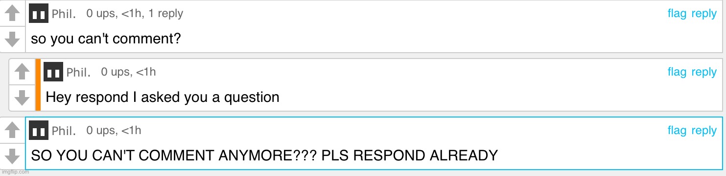 I can’t I wish to be unbanned tbh | made w/ Imgflip meme maker