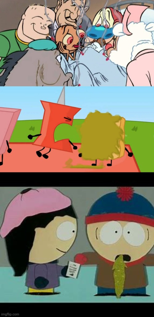 Expand | image tagged in expand it,south park,bfdi,ren and stimpy | made w/ Imgflip meme maker