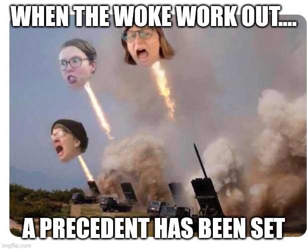 Anything you can do i can do....legally | WHEN THE WOKE WORK OUT.... A PRECEDENT HAS BEEN SET | image tagged in libtard heads exploding | made w/ Imgflip meme maker