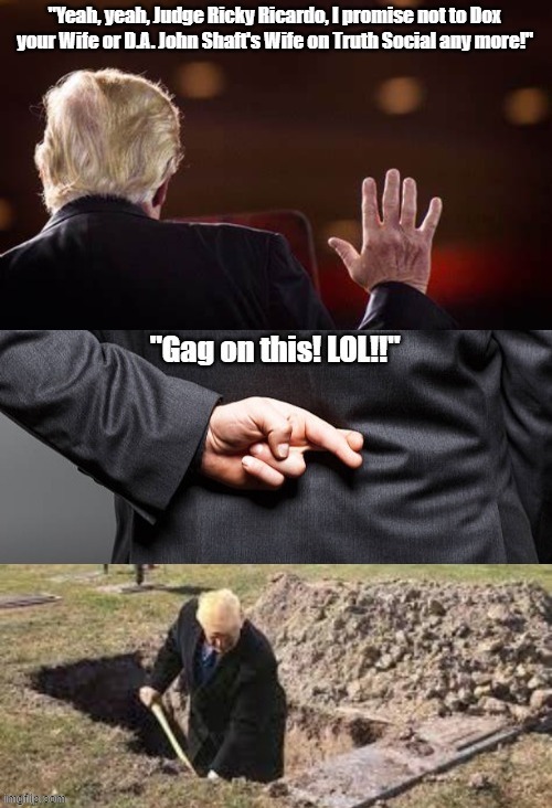 Trump Gagged | made w/ Imgflip meme maker