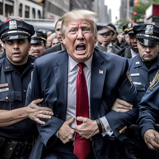 Trump arrest Blank Meme Template