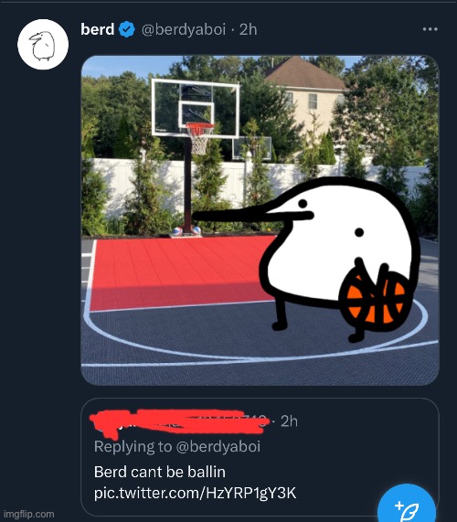 berd can BALL!? | made w/ Imgflip meme maker