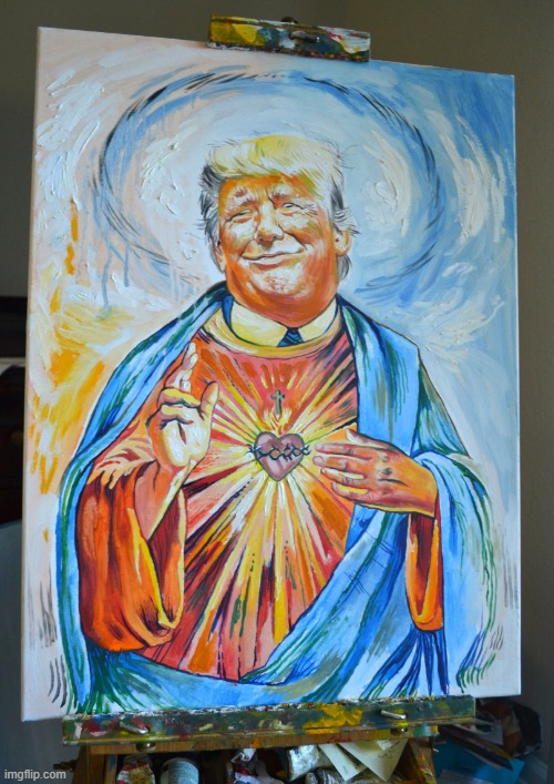 Blasphemous Heart of Trump | image tagged in blasphemous heart of trump | made w/ Imgflip meme maker