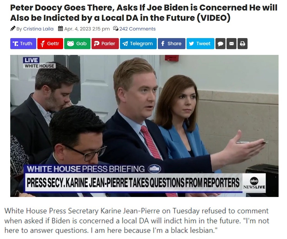Peter Doocy Goes There, Asks if Joe Biden is Concerned He Will Also be Indicted... | image tagged in peter doocy,joe biden worries,the gateway pundit,sjw triggered,triggering liberals,triggered liberal | made w/ Imgflip meme maker
