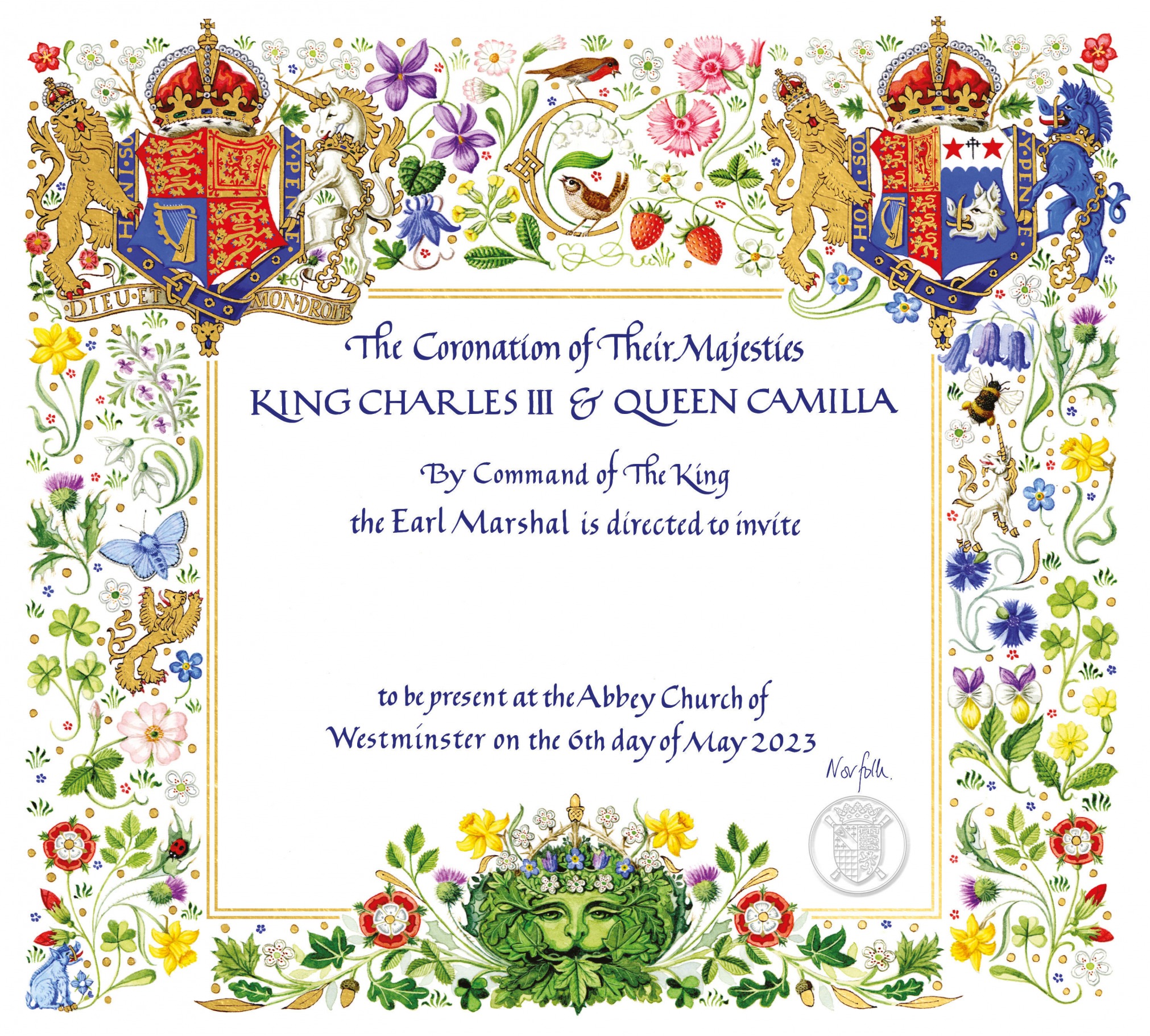 Coronation Invitation Blank Template Imgflip