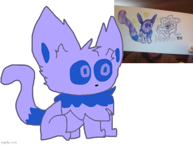 shiny mewvee | made w/ Imgflip meme maker