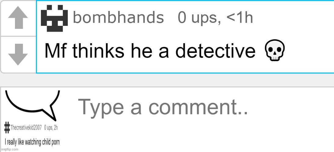 Yes. | made w/ Imgflip meme maker