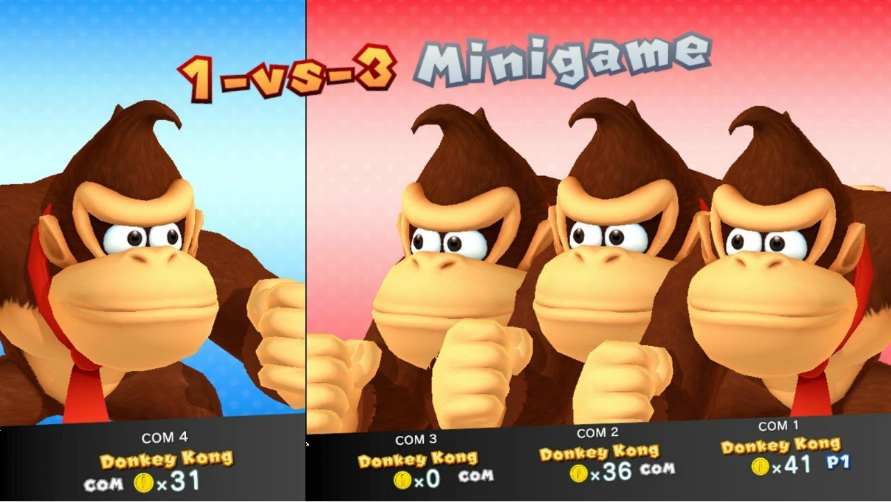 1 -vs- 3 Minigame Blank Meme Template