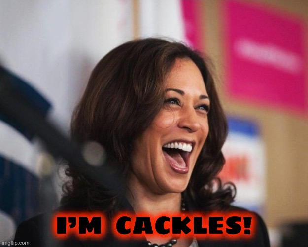 cackling kamala harris | I’M  CACKLES! | image tagged in cackling kamala harris | made w/ Imgflip meme maker