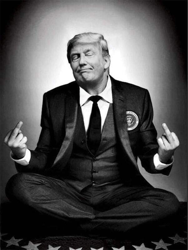 Trump Chi power Blank Meme Template