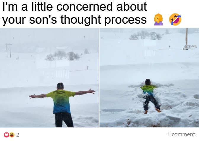 Jarhead's Kid: Perfectly normal behavior. | image tagged in jarheads,marine corps,marine corps jokes,jarhead's kid,snow angels,snow swimming | made w/ Imgflip meme maker